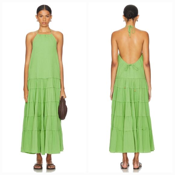 Free People Dresses & Skirts - Free People x free-est Somewhere Sunny Maxi Dress in Kiwi